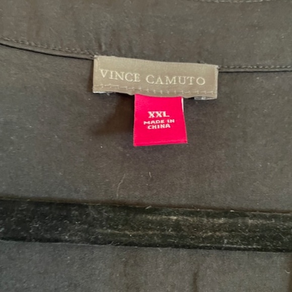 Vince Camuto Black Sleeveless Blouse, Size XXL - Picture 2 of 4